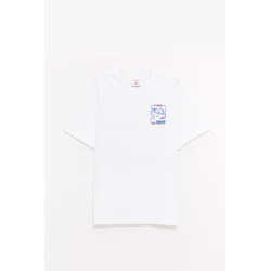 CASABLANCA WHITE HEATMAP CLASSIC T SHIRT